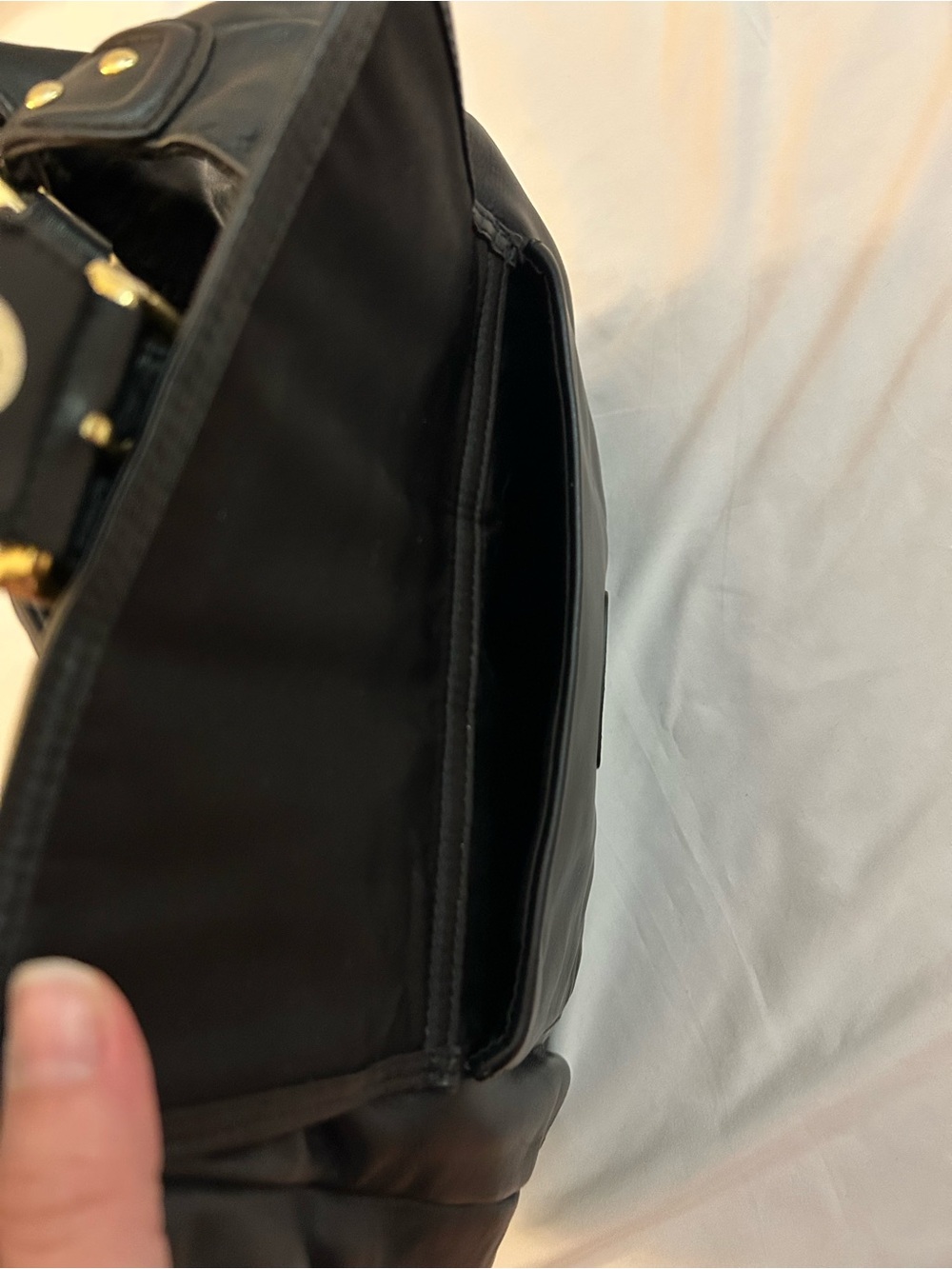 Coach Campbell Black Leather Hobo - Picture 11 of 16